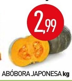 Calvo Atacadista Abobora Japonesa 1kg oferta