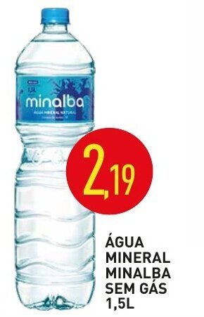 Calvo Atacadista Agua Mineral Minalba sem gas 1.5L oferta