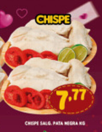 Supermercados Cristal Chispe Salg. pata Negra 1kg oferta