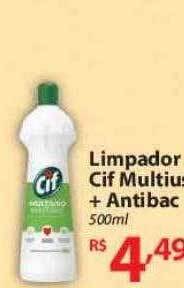 Limpador Cif Multiuso + Antibac