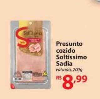 Nacional Presunto Cozido Soltissimo Sadia oferta