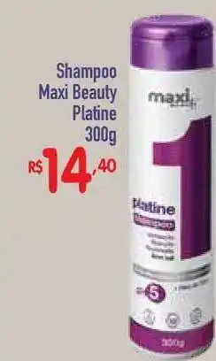 Maxifarma Shampoo Maxi Beauty Platine 300g oferta