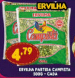 Supermercados Cristal Ervilha Partida Campista 500g cada oferta