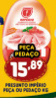 Supermercados Cristal Presunto Imperio peca ou pedaco 1kg oferta
