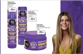 Drogal Meu Liso Matizador Shampoo 300ml oferta