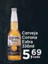 Rossi Supermercado Cerveja Corona Extra 330ml oferta