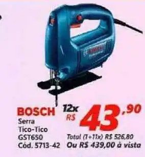 Lojas Becker Sera Tico-tico Gst650 Bosch oferta