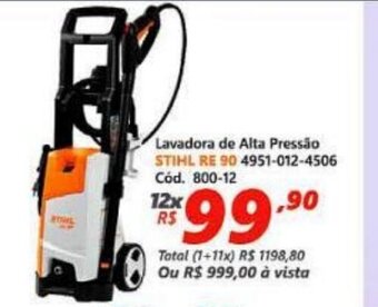 Lojas Becker Lavadora de Alta Pressao oferta