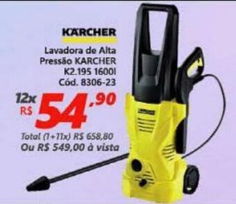 lavadora de Alta Pressao Karcher K2 195 1600I