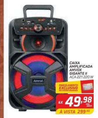 GBarbosa Caixa amplificada amvox gigante ii oferta
