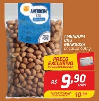 GBarbosa Amendoim cru gbarbosa s/ casco 400g oferta