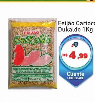 Tonin Superatacado Feijão carioca dukaldo 1kg oferta