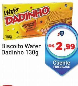 Tonin Superatacado Biscoito wafer dadinho 130g oferta