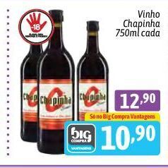 Supermercados Big Compra Vinho oferta
