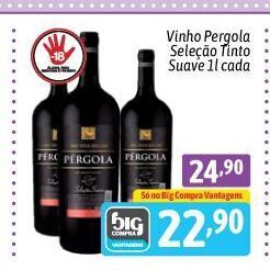 Supermercados Big Compra Vinho oferta