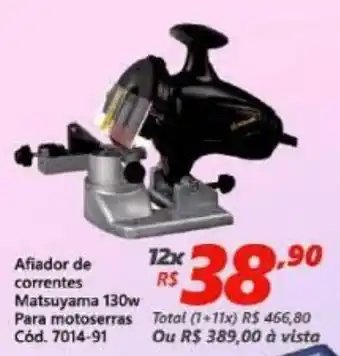 Afiador de correntes Matsuyama 130w Para motoserras