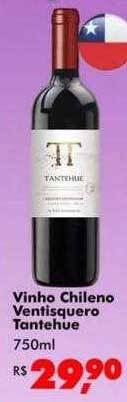 Big Box Vinho Chileno Ventisquero Tantehue oferta