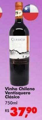 Big Box Vinho Chileno Ventisquero Clasico oferta