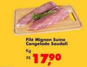 Big Box Filé Mignon Suino Congelado Saudali Kg oferta