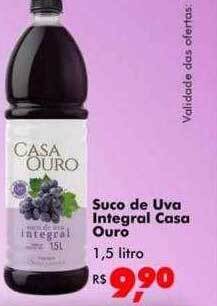 Big Box Suco De Uva Integral Casa Ouro oferta