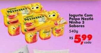 Big Box Iogurte Com Polpa Nestlé Ninho 3 Sabores oferta