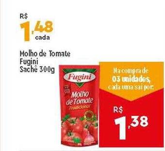 Supper Rissul Molho De Tomate Fugini oferta