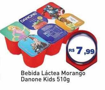 Tonin Superatacado Bebida Láctea Morango Danone Kids oferta