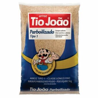 Arroz tp1 parboilizado tio joao 5kg
