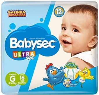 Fralda babysec jumbinho gde 16 un