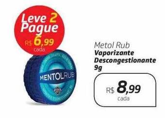 Drogal Metol Rub Vaporizante Descongestionante oferta