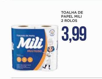Toalha De Papel Mili 2 Rolos
