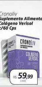Drogal Cronoliv Suplemento Alimento Colágeno Verisol C- 60 Cps oferta