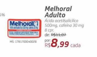 Drogal Melhoral Adulto oferta