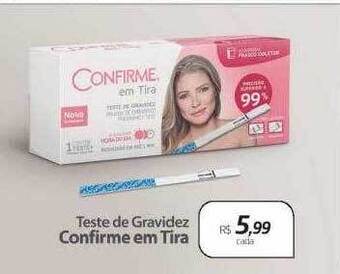 Drogal Teste De Gravidez Confirme Em Tira oferta
