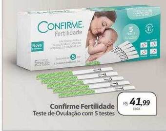 Drogal Confirme Fertilidade Teste De Ovulação Com 5 Testes oferta