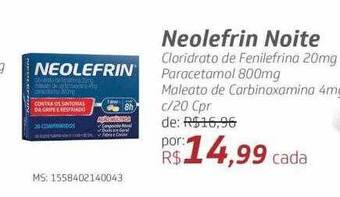 Drogal Neolefrin Noite oferta