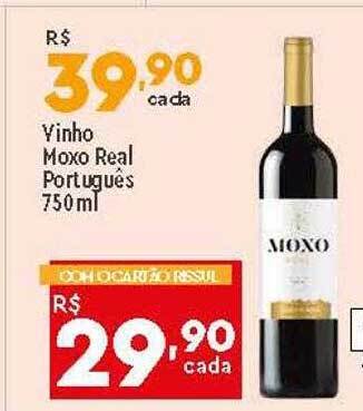 Supper Rissul Vinho Moxo Real Português oferta