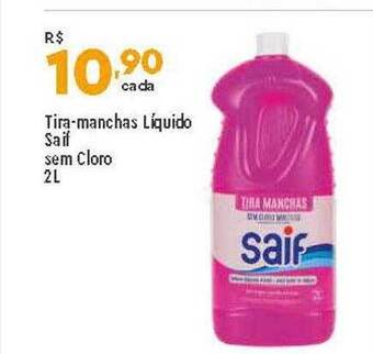 Supper Rissul Tira-manchas Liquido Saif Sem Cloro oferta