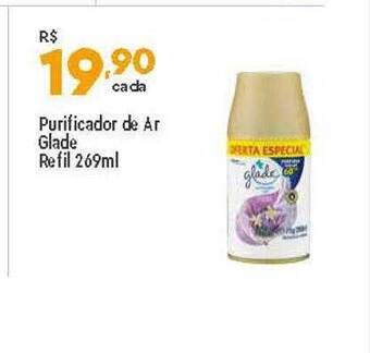 Supper Rissul Purificador De Ar Glade Refil oferta