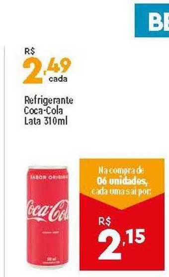 Supper Rissul Refrigerante Coca-cola oferta