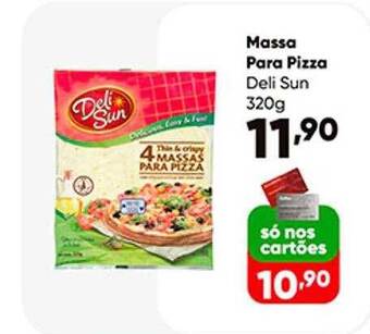 Zaffari Massa Para Pizza Deli Sun oferta