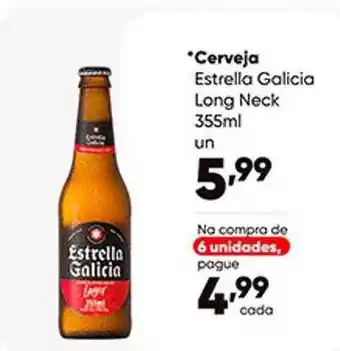 Zaffari Cerveja Estrella Galicia Long Neck oferta