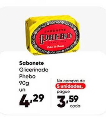 Zaffari Sabonete Glicerinado Phebo oferta
