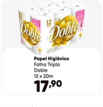 Zaffari Papel Higiênico Folha Tripla Doble oferta