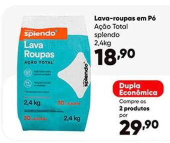 Lava-roupas Em Pó Ação Total Splendo