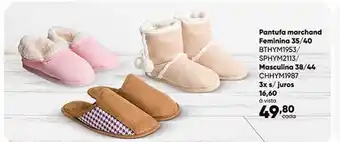 Pantufa Marchand Feminina 35-40 Masculina 38-44