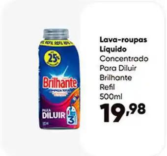 Lava-roupas Liquido Concentrado Para Diluir Refil