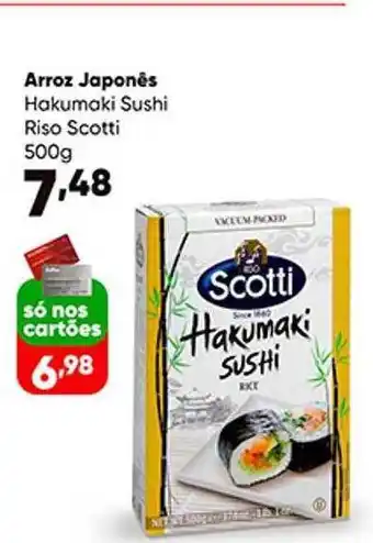 Zaffari Arroz Japonês Hakumaki Sushi Riso Scotti oferta