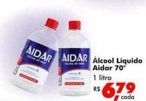 Big Box Alcool Liquido Aidar 70° oferta