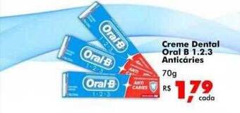 Creme Dental Oral B 1.2.3 Anticaries